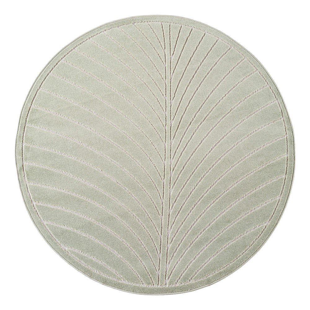 Zöld kerek kültéri-beltéri szőnyeg ø 80 cm Nova 1204 – Ayyildiz Carpets