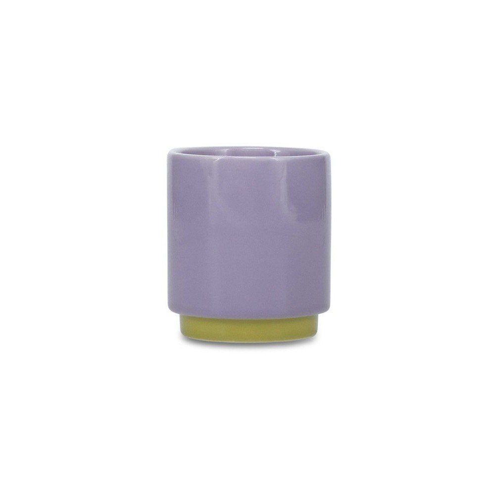 Zöld-lila kőedény csésze 130 ml Duo – ONA