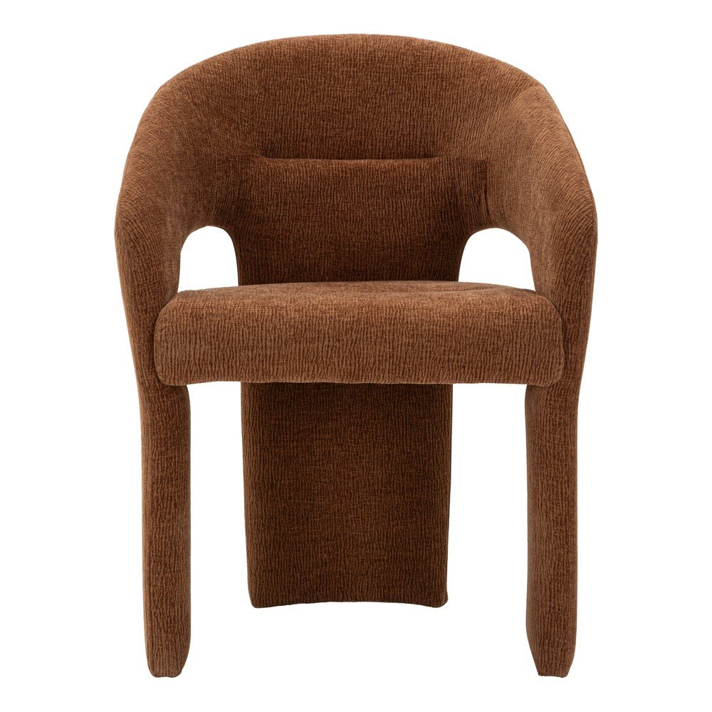 Barna textil karfás étkezőfotel Modern – Mauro Ferretti