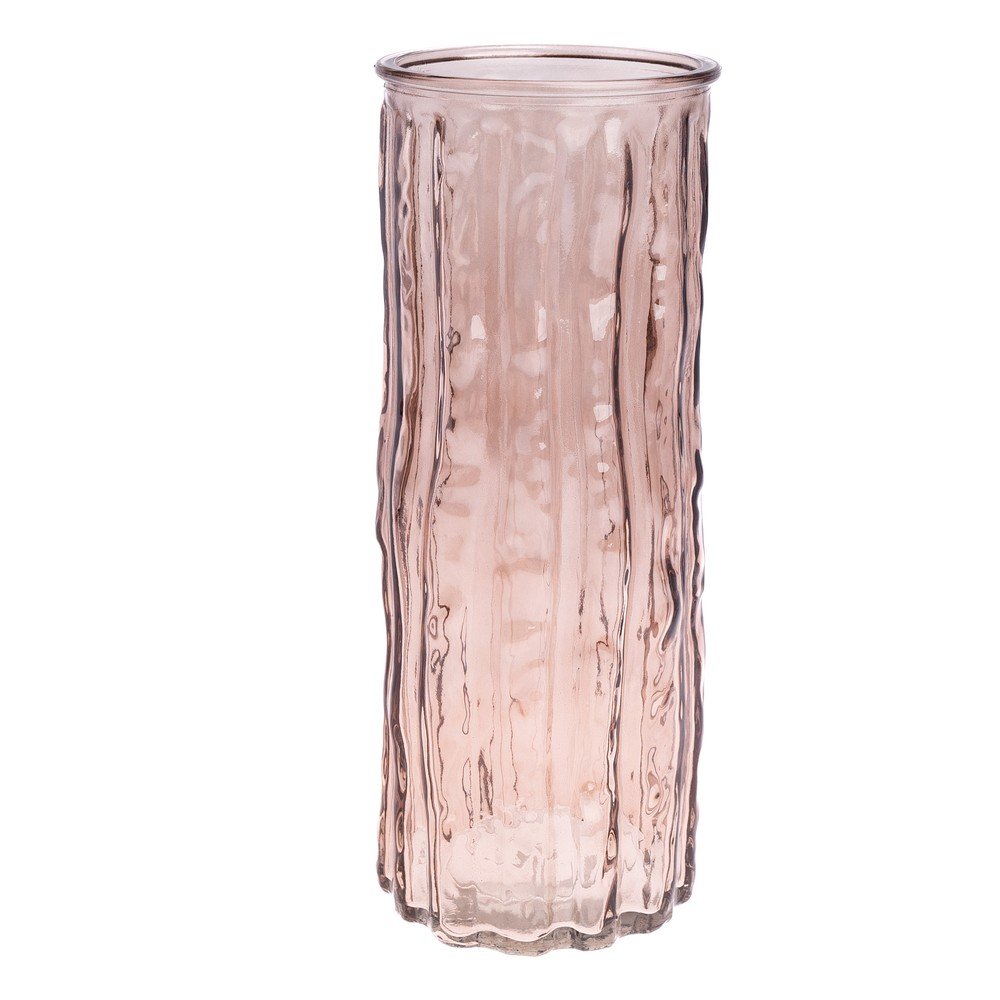 Barna üveg váza (magasság 25 cm) – Dakls
