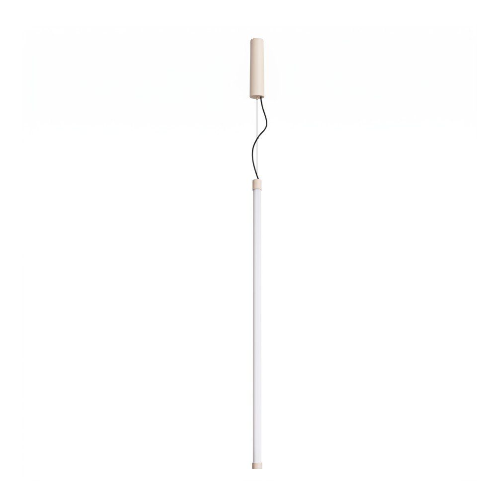 Bézs fém LED függőlámpa ø 6 cm TRANG – Thoro