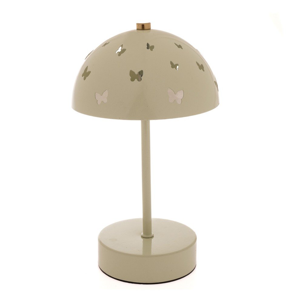 Bézs fém gyerek asztali lámpa Butterfly – Dakls