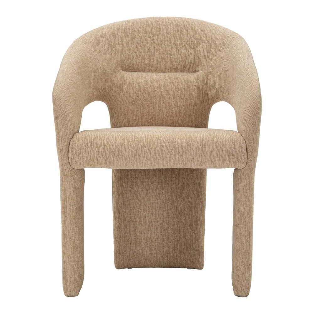 Bézs textil karfás étkezőfotel Modern – Mauro Ferretti