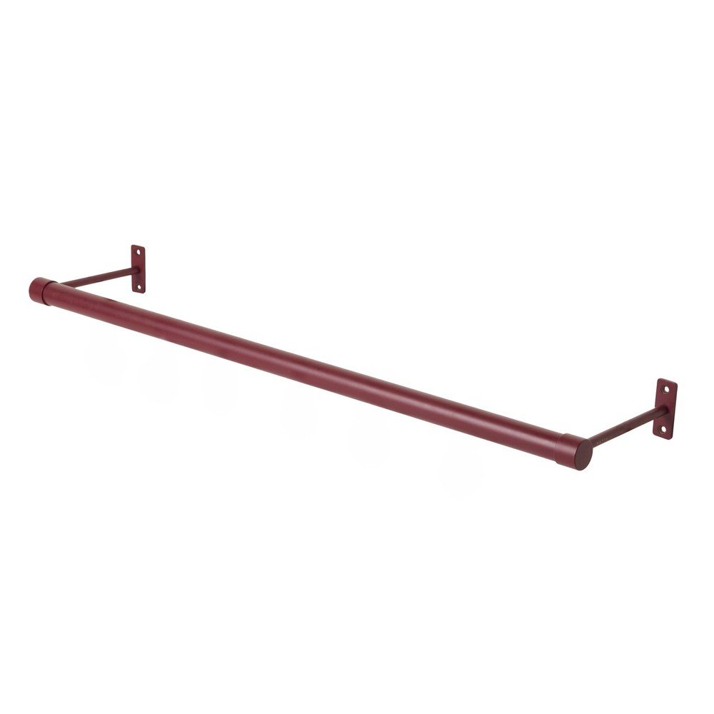 Borvörös rozsdamentes acél fali fogas 90 cm Hang-It – Mette Ditmer Denmark
