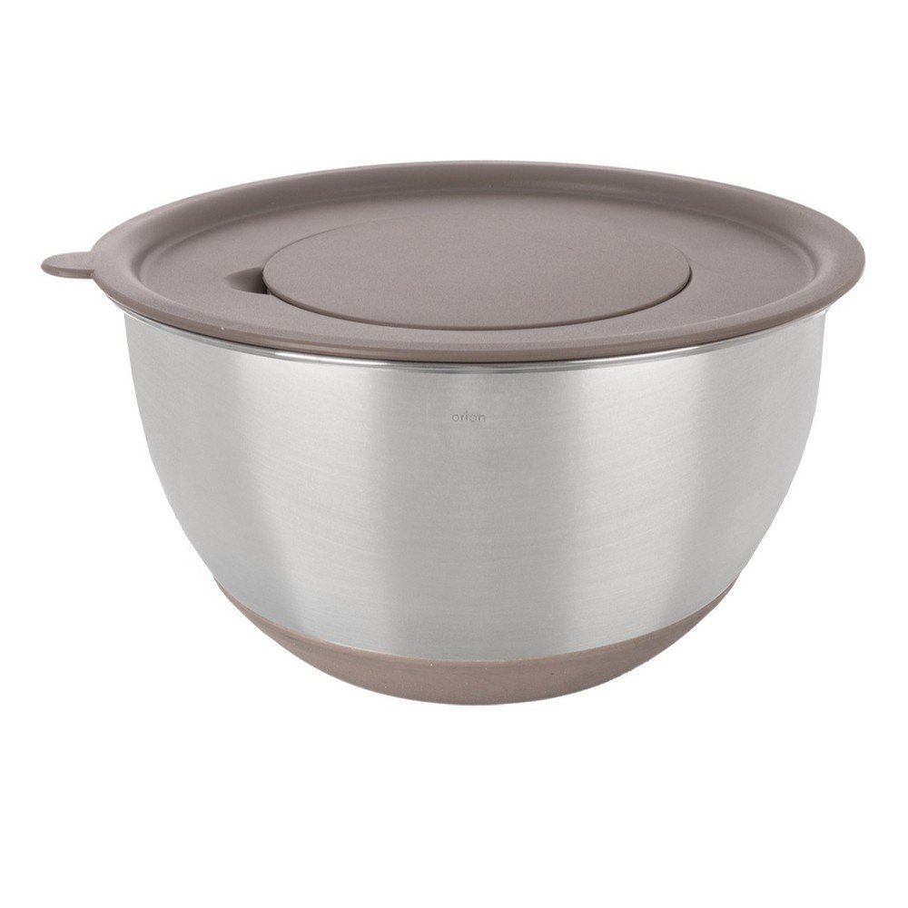 Ezüstszínű rozsdamentes acél tál ø 26 cm Beige – Orion