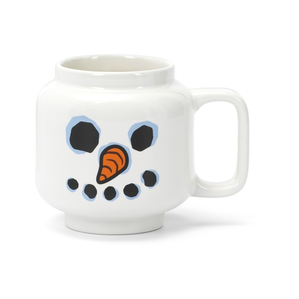 Fehér kerámia gyerek bögre lattéhoz 255 ml Snowman – LEGO®