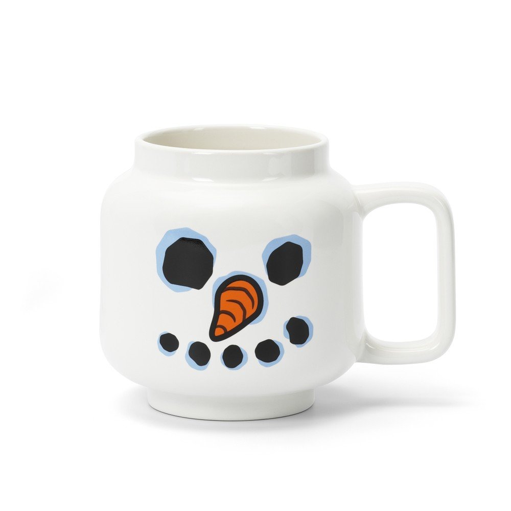 Fehér kerámia gyerek bögre lattéhoz 530 ml Snowman – LEGO®