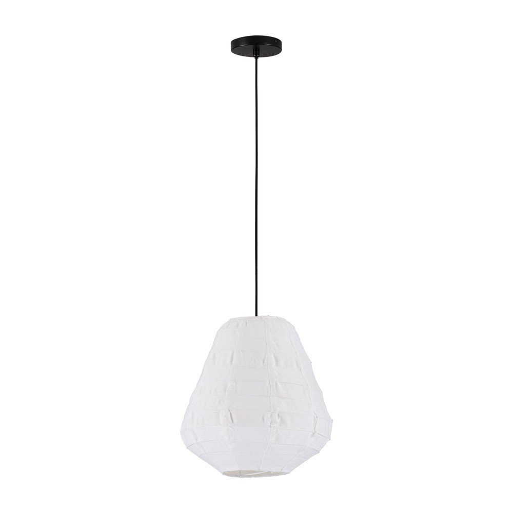 Fehér len függőlámpa ø 36 cm Linnet – Nova Luce