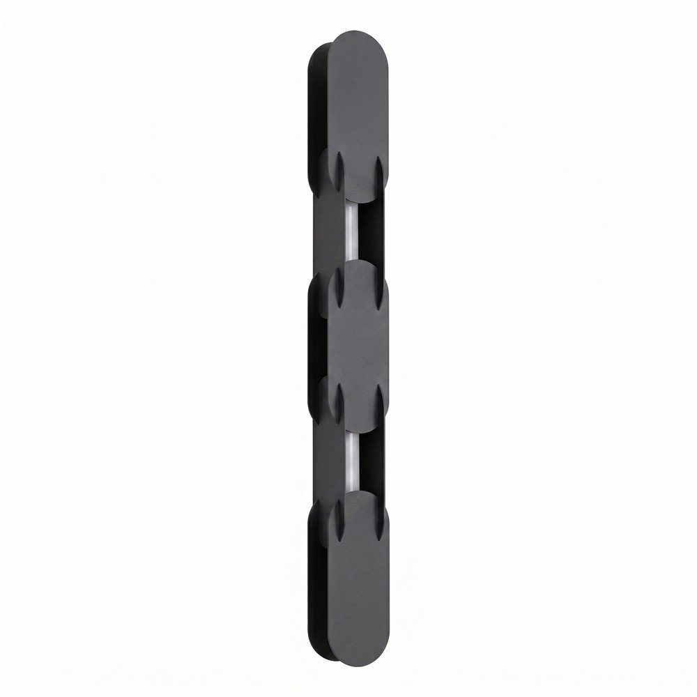 Fekete fém LED fali lámpa CHAIN – Thoro