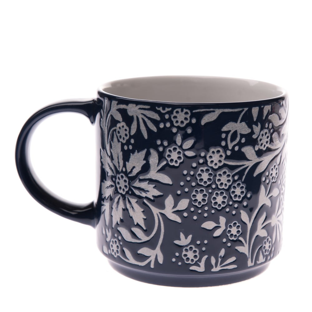 Kék kerámia bögre 390 ml Bloom – Dakls