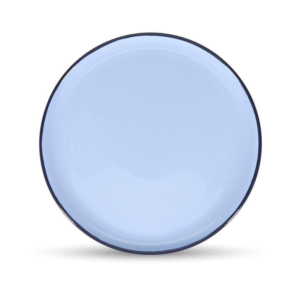 Kék kőedény tányér ø 26 cm Duo – ONA