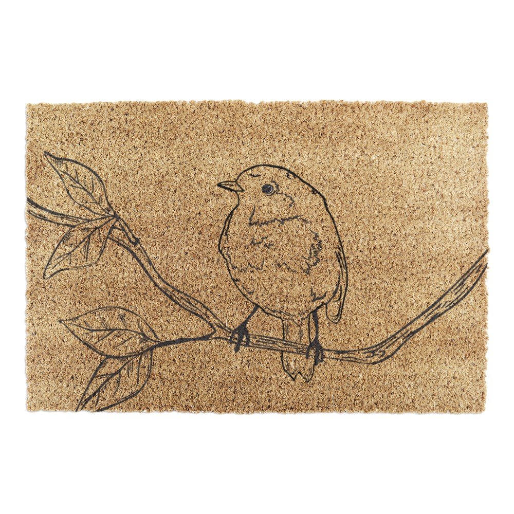 Kókuszrost lábtörlő 40x60 cm Pencil Robin – Artsy Doormats