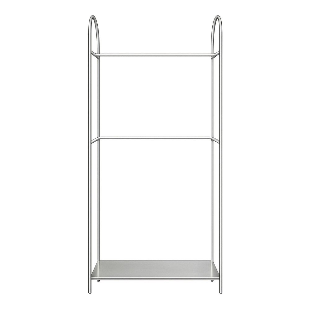 Matt ezüstszínű fém ruhatartó állvány 92x186x39 cm Arch – Mette Ditmer Denmark