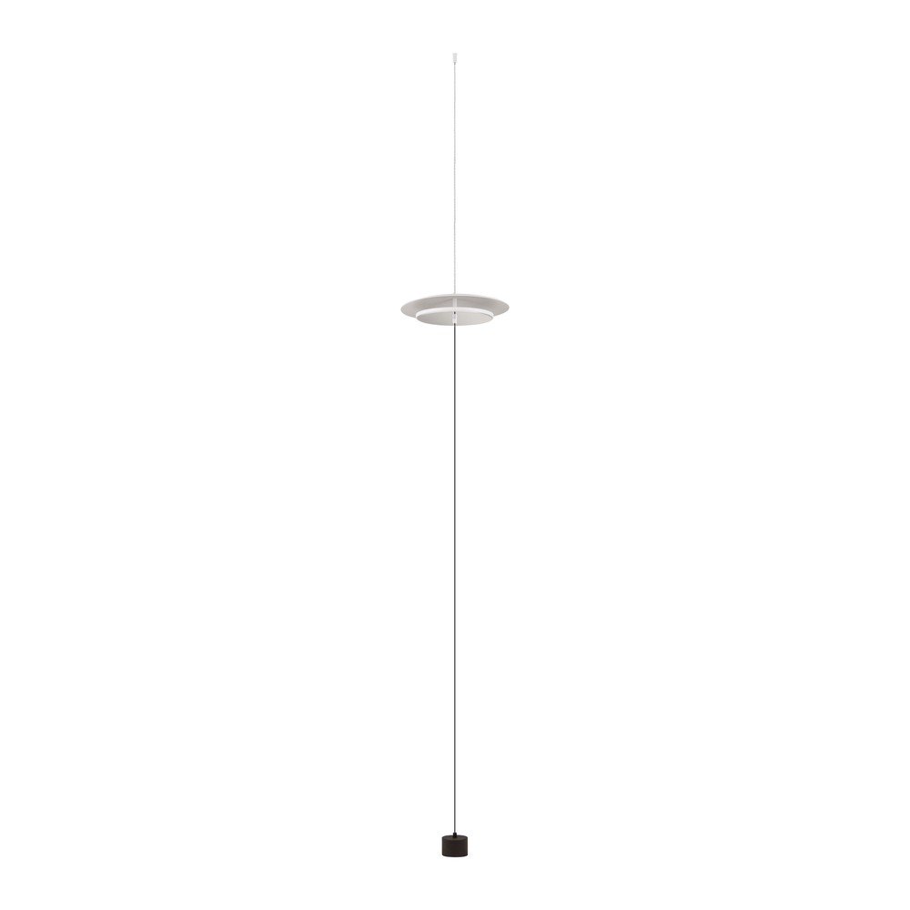 Matt fehér alumínium LED dimmelhető állólámpa (magasság 370 cm) Olos – Nova Luce