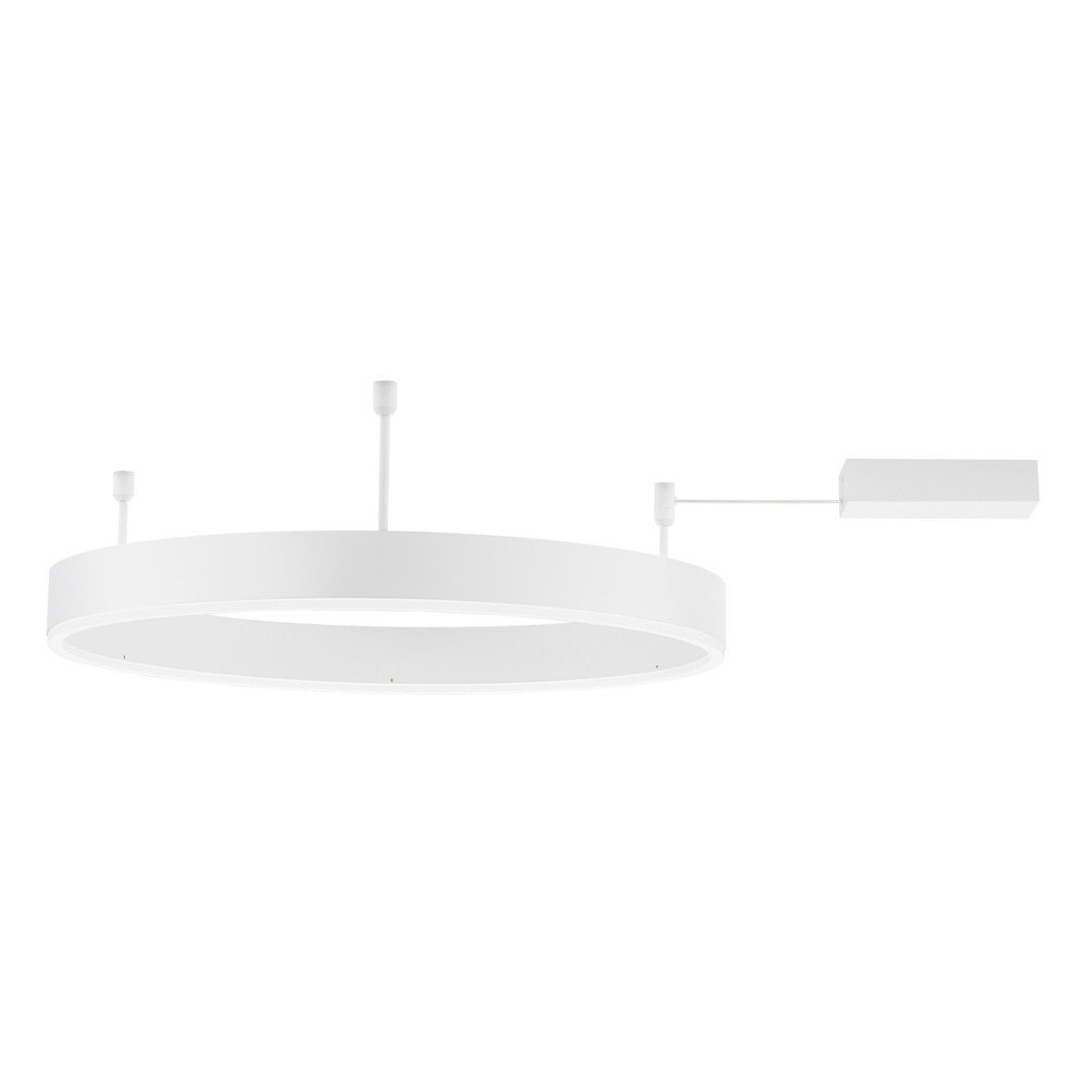 Matt fehér alumínium LED dimmelhető mennyezeti lámpa Motif – Nova Luce