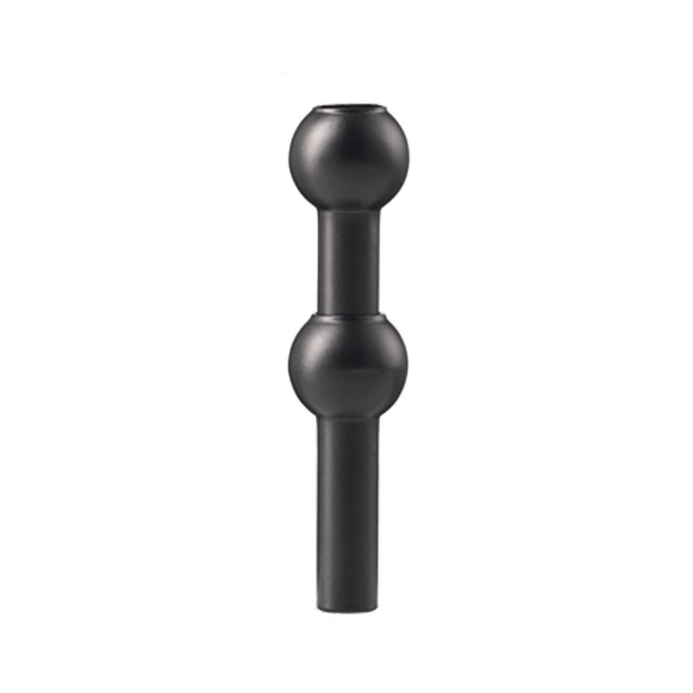 Matt fekete fém váza (magasság 10 cm) Nagel – STOFF Nagel