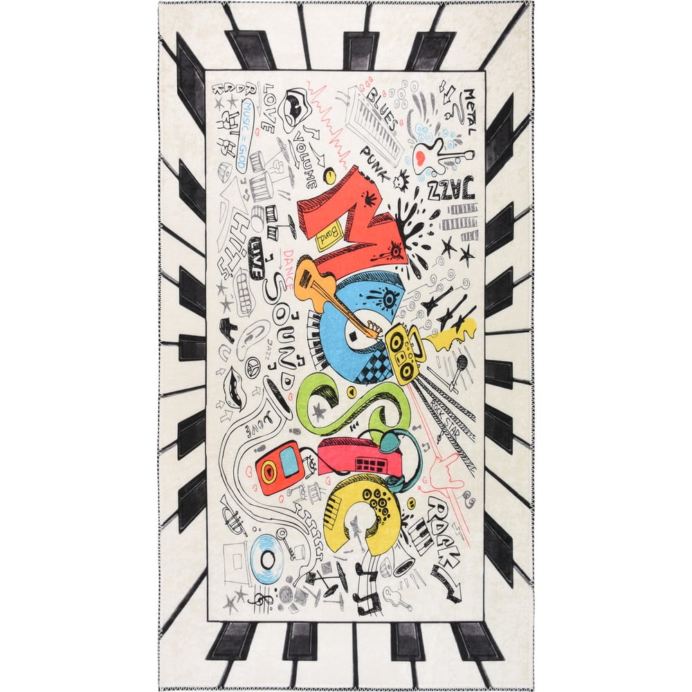 Mosható gyerek szőnyeg 80x120 cm Musical – Vitaus