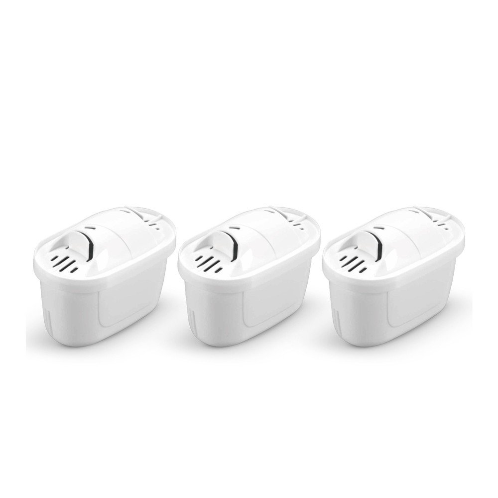 Műanyag csere szűrő szett vízszűrő kancsóhoz 3 db-os Magnesium+ – Stelton