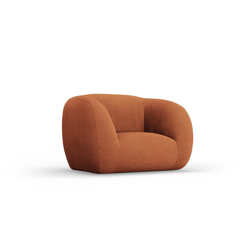 Narancssárga buklé fotel Essen – Cosmopolitan Design