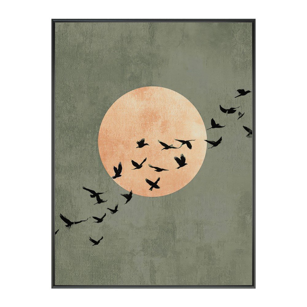Nyomtatott keretezett kép 60x80 cm Midnight Flight – Styler