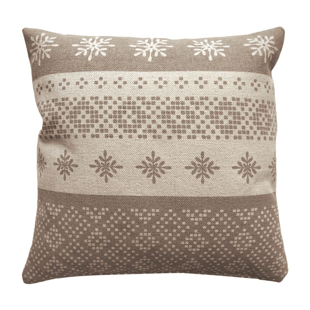 Pamut díszpárna karácsonyi mintával 40x40 cm Etoilea – douceur d'intérieur