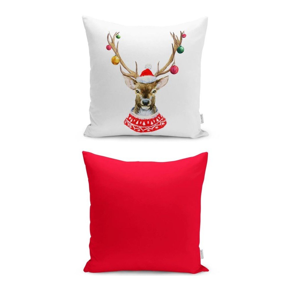 Párnahuzat karácsonyi mintával 43x43 cm Merry Christmas – Mila Home