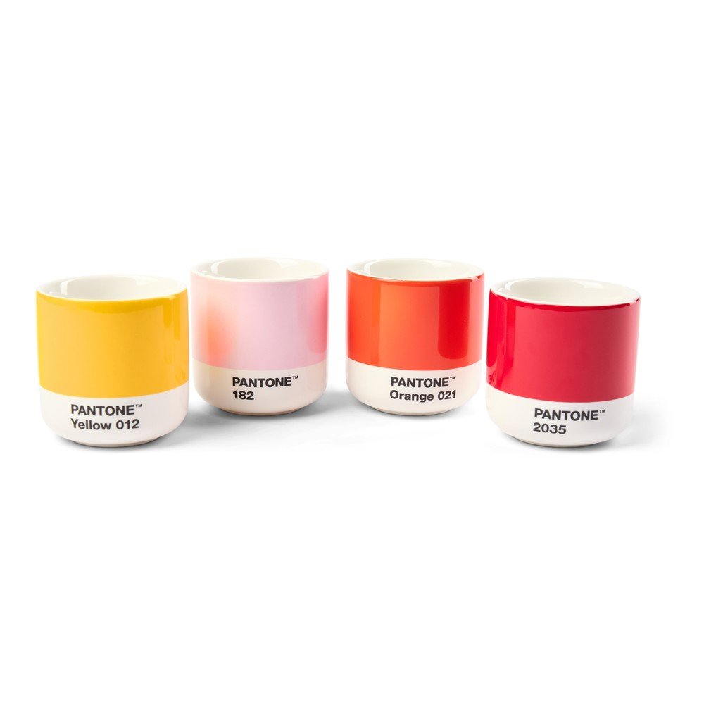 Porcelán eszpresszó csésze szett 4 db-os 100 ml Macchiato – Pantone
