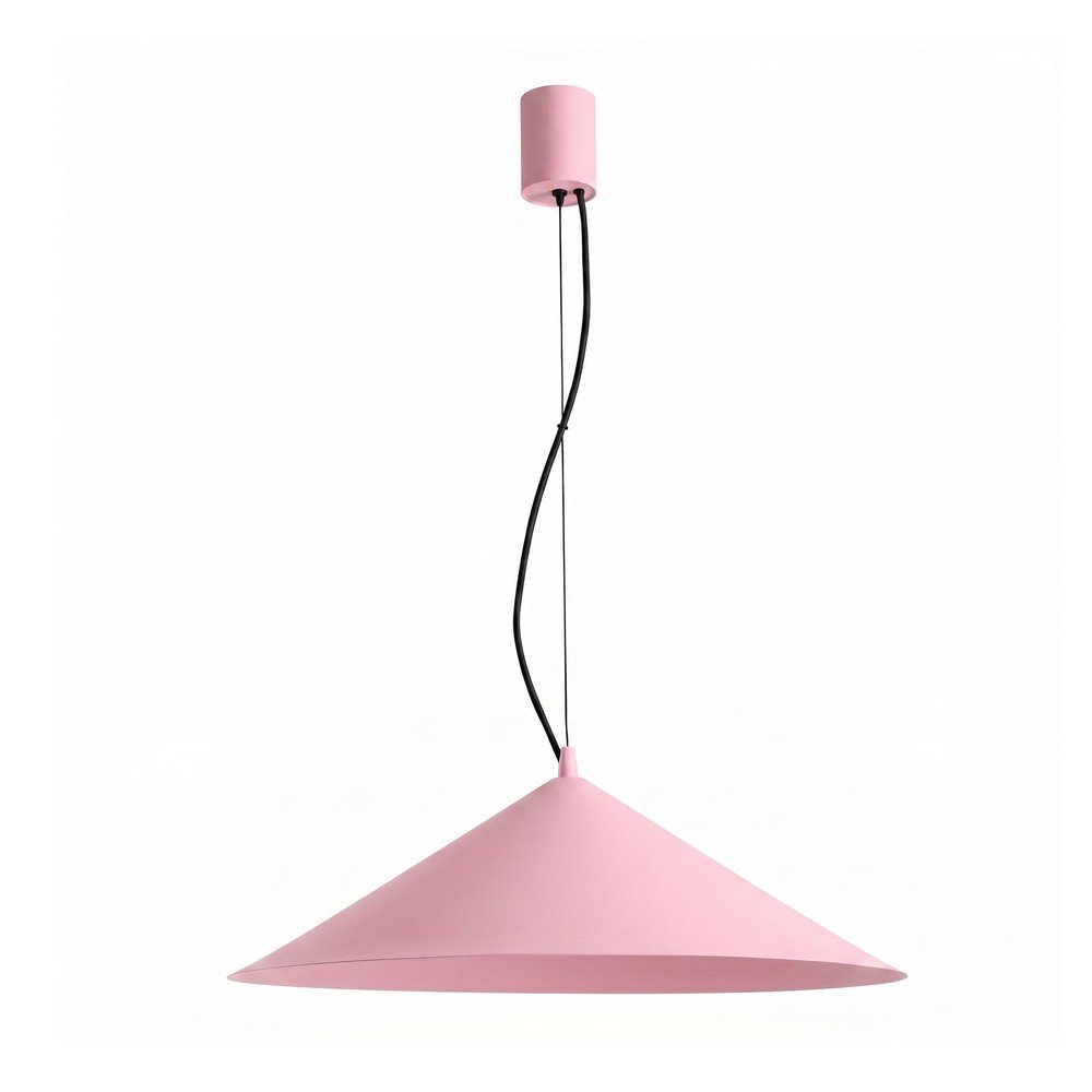 Rózsaszín fém LED függőlámpa ø 50 cm FINT – Thoro