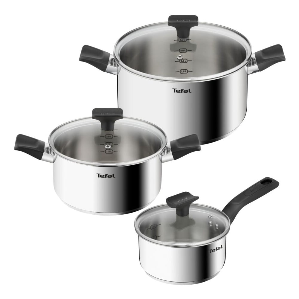 Rozsdamentes acél edény készlet 6 db-os Delicious B925S655 – Tefal