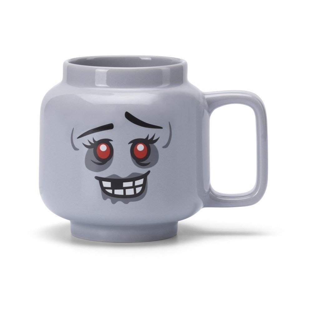 Szürke kerámia gyerek bögre lattéhoz 530 ml Zombie – LEGO®