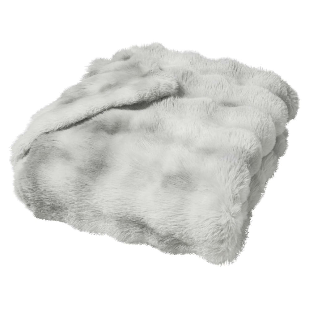Szürke mikroplüss takaró 125x150 cm Mounty – douceur d'intérieur