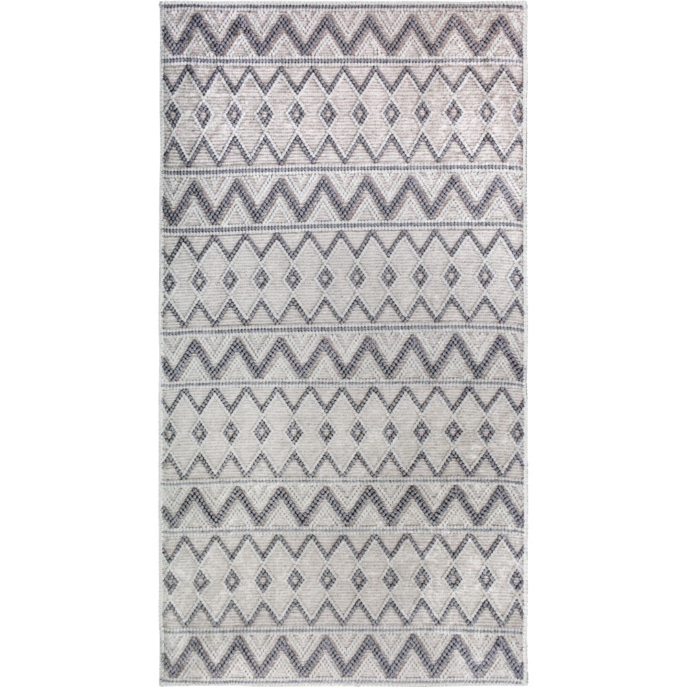 Szürke mosható szőnyeg 120x180 cm Zig Zag – Vitaus