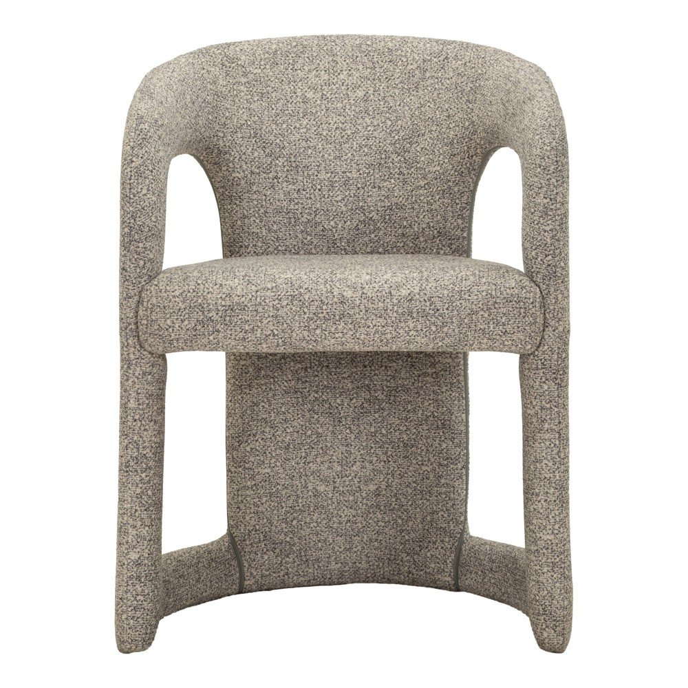 Szürke textil karfás étkezőfotel Modern – Mauro Ferretti