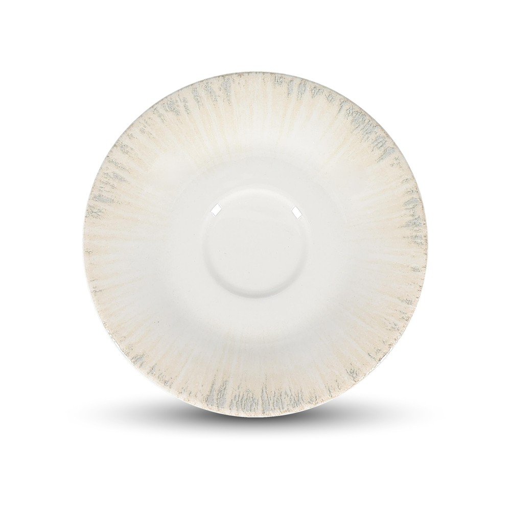 Világosszürke porcelán csészealj ø 14 cm Nuance – BonBistro
