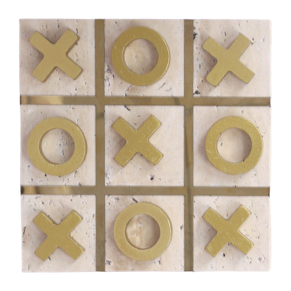 Kő kisméretű dekoráció Tic Tac Toe – PT LIVING