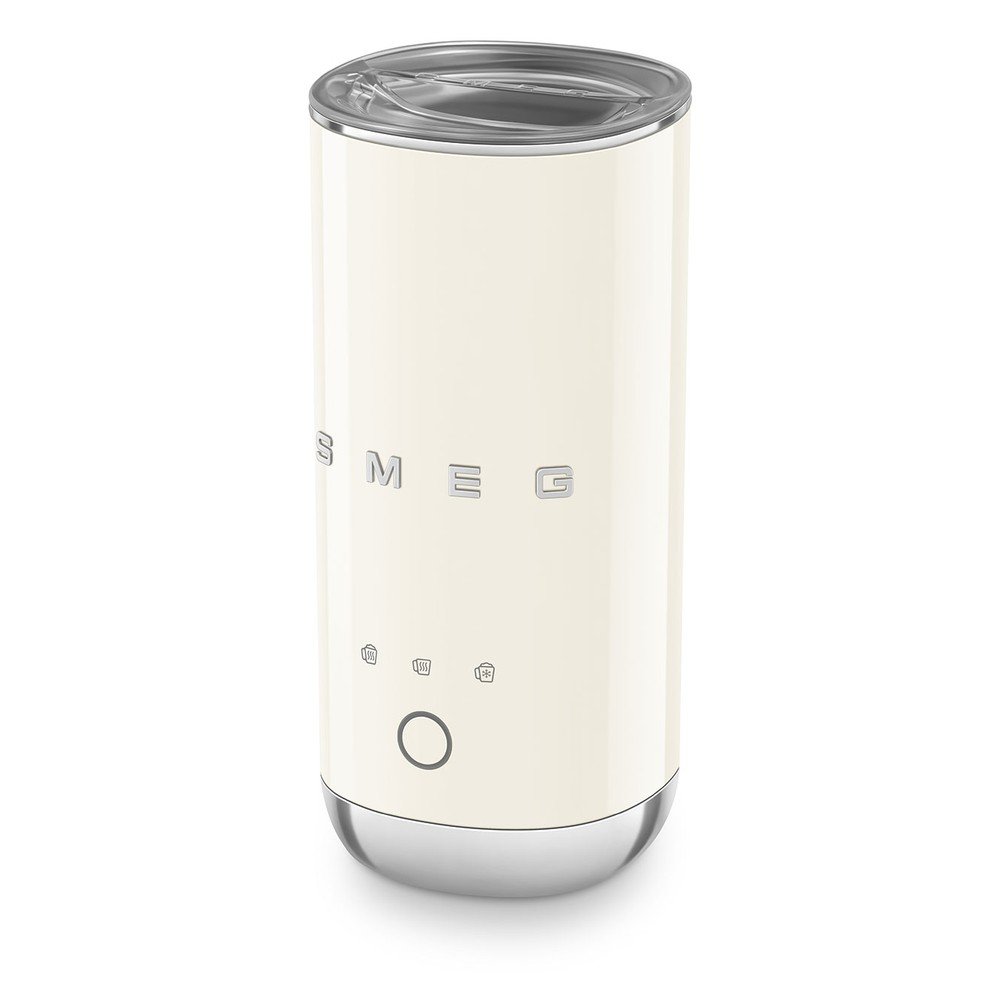 Krémszínű műanyag elektromos tejhabosító 120 ml – SMEG
