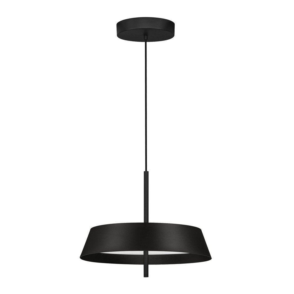 Matt fekete alumínium LED dimmelhető függőlámpa ø 45 cm Velio – Nova Luce