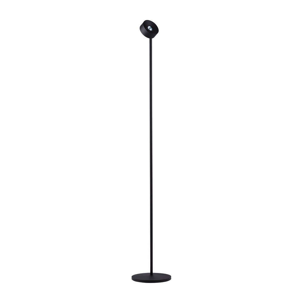 Matt fekete fém LED állólámpa hajlítható szerkezettel-dimmelhető (magasság 121 cm) Irida – Nova Luce