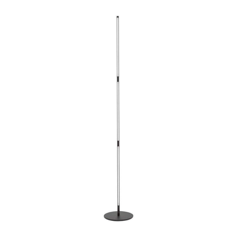 Matt fekete fém LED állólámpa hajlítható szerkezettel (magasság 171 cm) Handy – Nova Luce