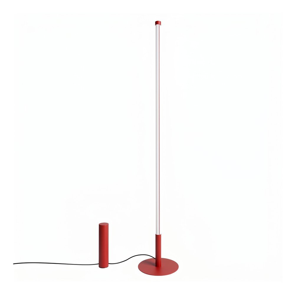 Piros fém LED állólámpa (magasság 150 cm) TRANG – Thoro